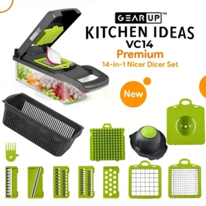 GearUP VC14 Premium 14-in-1 Vegetable and Fruits Multifuction Cutting Slicer